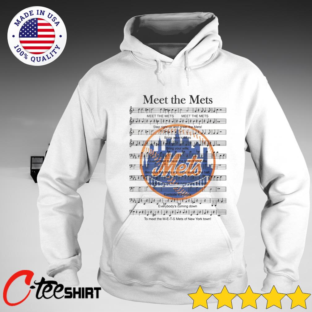 New York Baseball Meet The Mets Song Lyrics Shirt, hoodie, sweater, long  sleeve and tank top