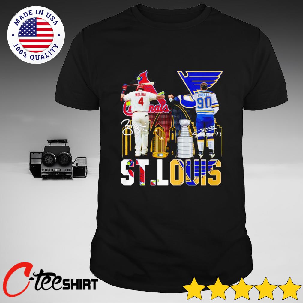 St. Louis Cardinals and St. Louis Blues signatures shirt, hoodie, sweater,  long sleeve and tank top