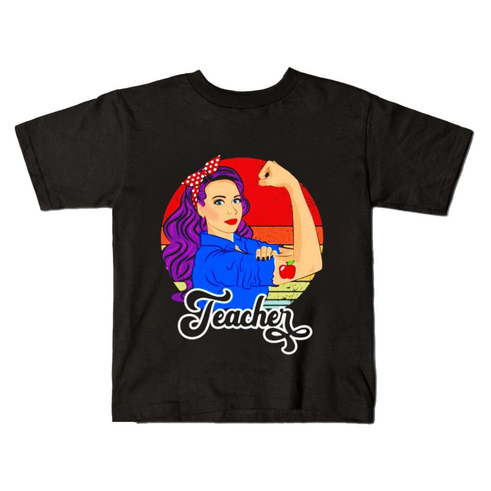Teacher vintage strong woman shirt