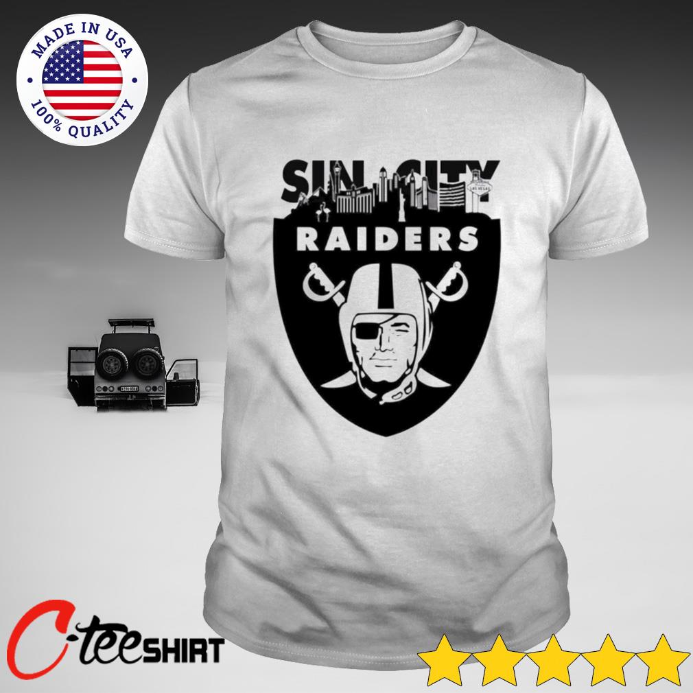 Sin City Raider Nation Shield Unisex T-shirt 