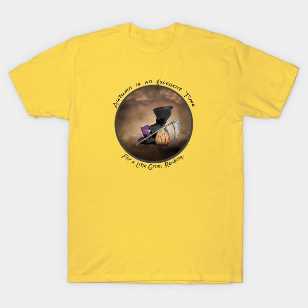 Autumn is an excellent time for a little grim reading shirt