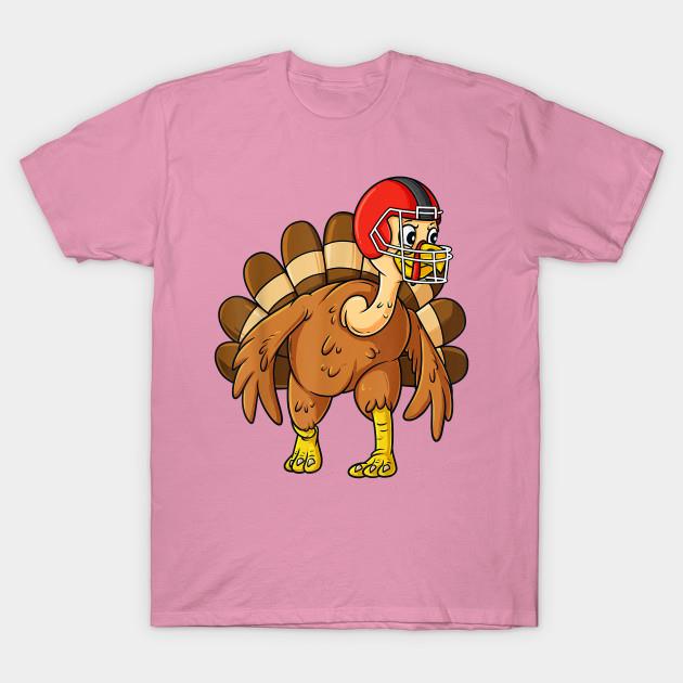 Thanksgiving turkey defensive end football shirt