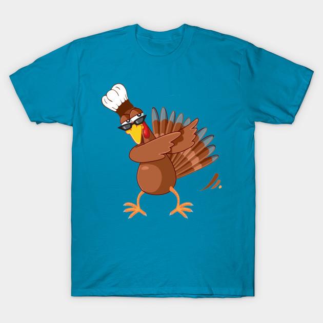 Turkey dabbing Happy Thanksgiving shirt