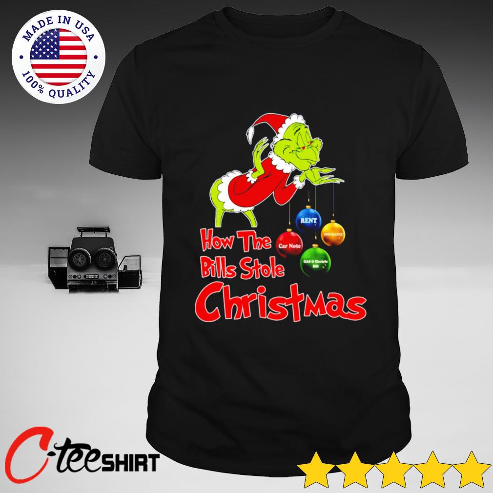 The Grinch How the bills stole Christmas shirt, hoodie, sweater and long  sleeve