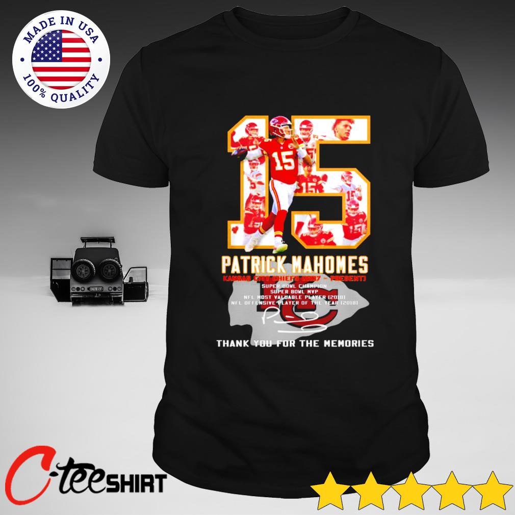 Chiefs Patrick Mahomes II 15 signature T-shirt, hoodie, sweater, long  sleeve and tank top