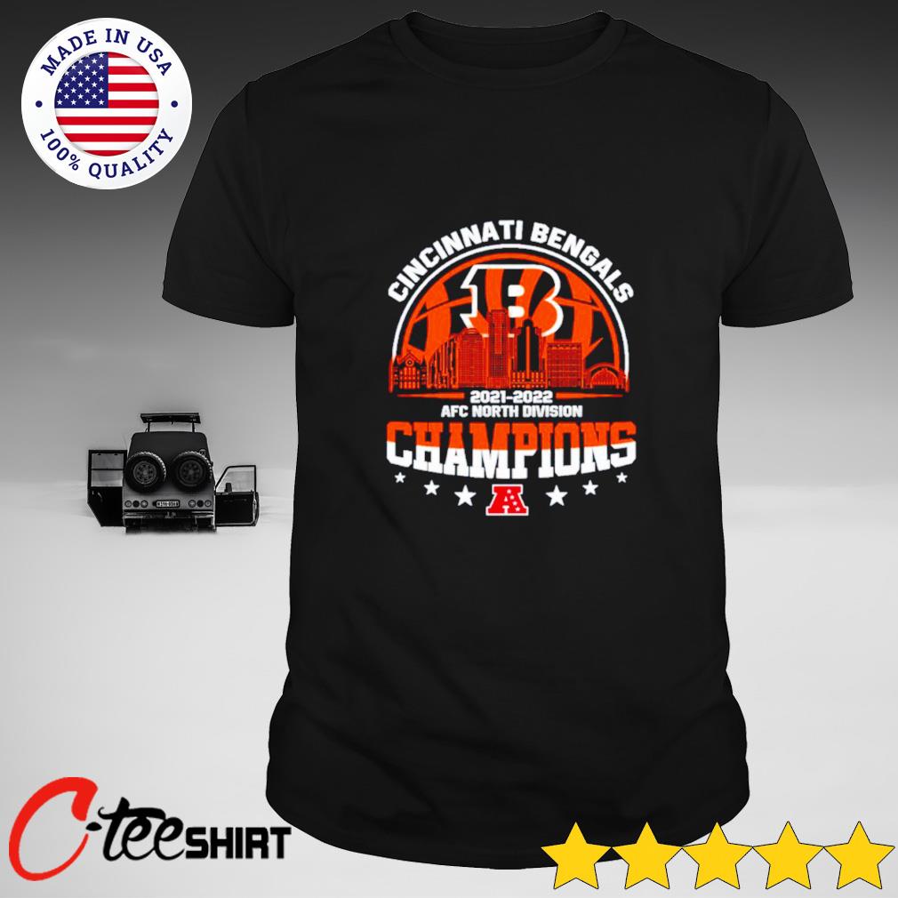 Cincinnati Bengals AFC North Champions 2021-2022 t-shirt, hoodie, sweater  and long sleeve