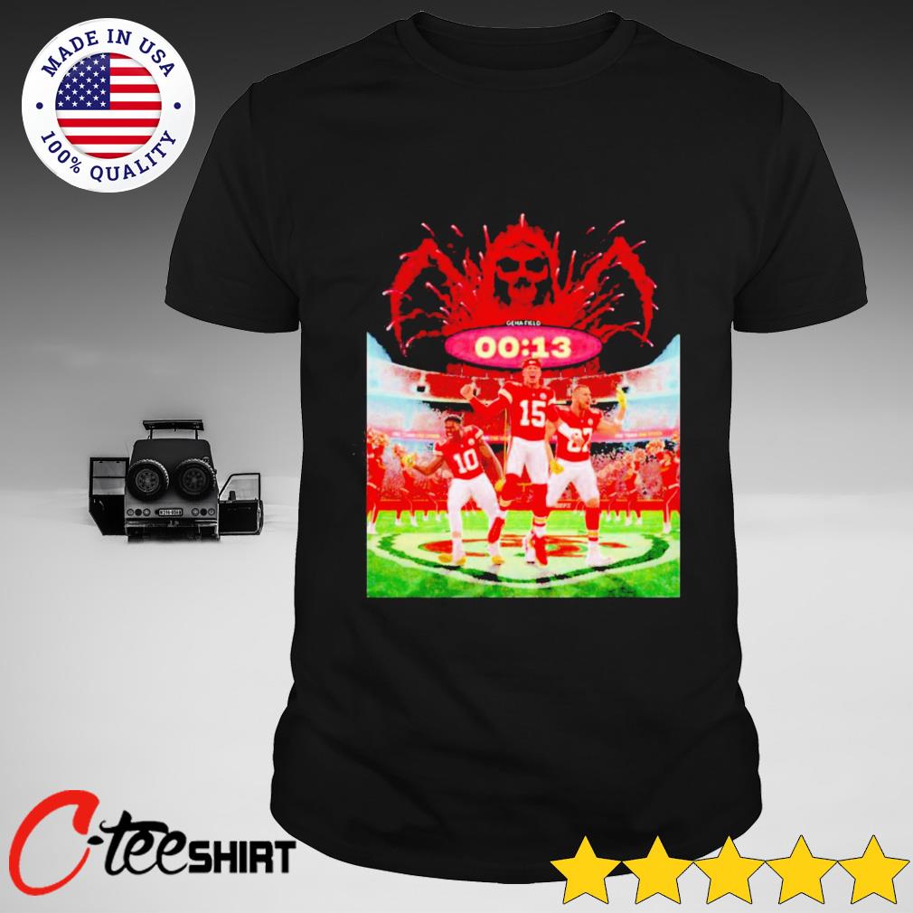 13 SECONDS Kansas City Chiefs Logo Shirt - Tentenshirts