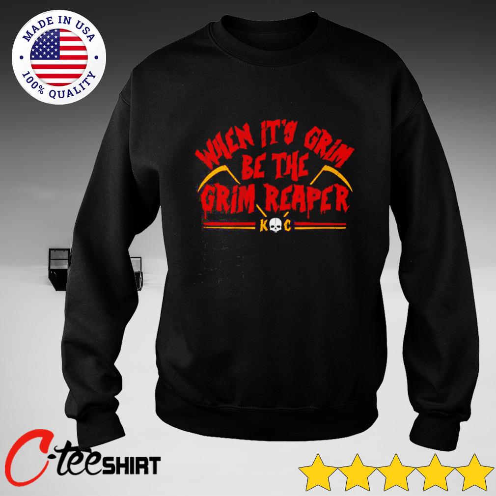 The Death Patrick Mahomes When It's Grim Be The Grim Reaper shirt, hoodie,  sweater, long sleeve and tank top