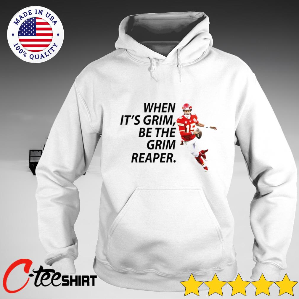 Official patrick mahomes ii grim reaper 2022 shirt, hoodie, sweater, long  sleeve and tank top