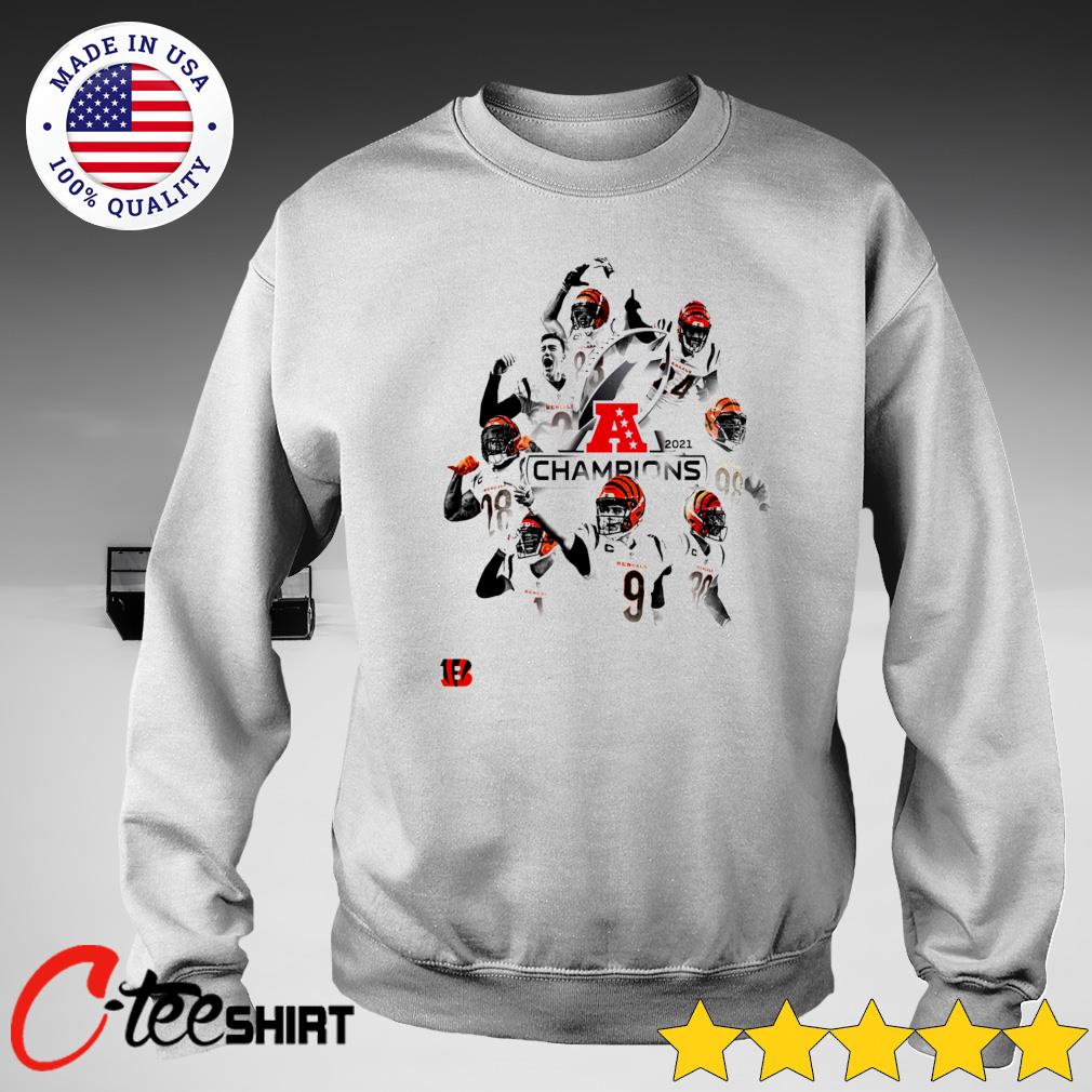 Cincinnati Bengals 2021 AFC Championship Game Champions signature T-shirt,  hoodie, sweater, long sleeve and tank top