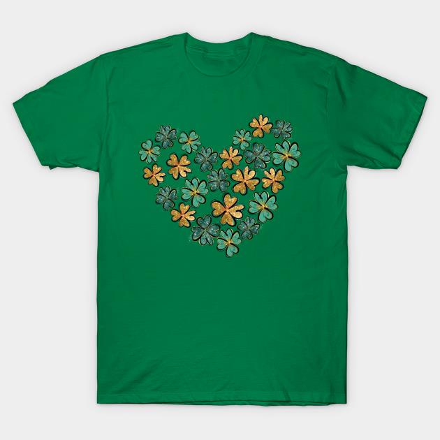 Heart shamrocks St. Patrick's Day shirt