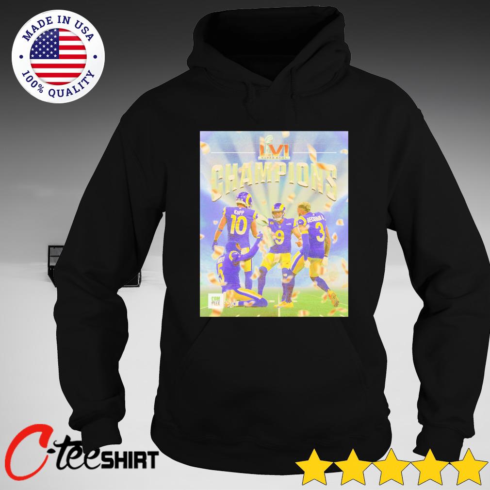 Super Bowl LVI Champions Los Angeles 2022 T-Shirt - Anynee