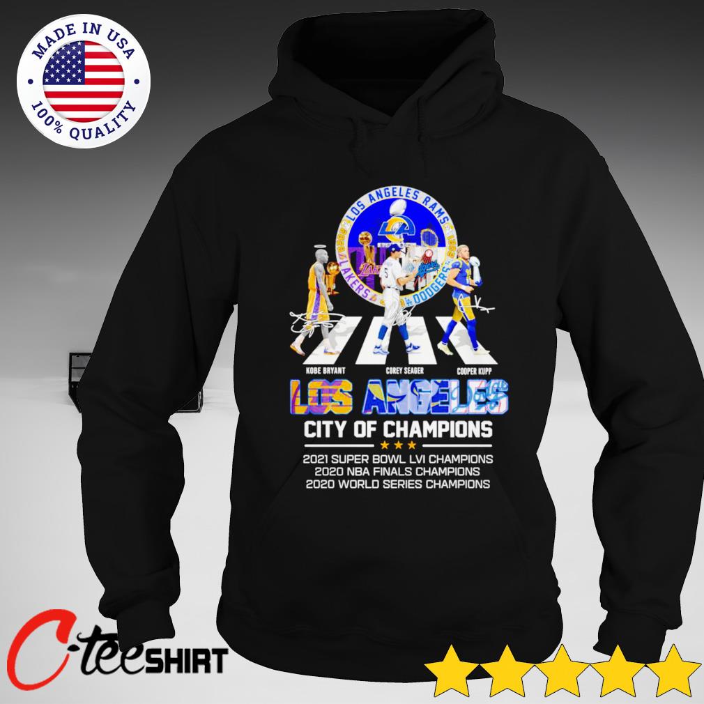 Los Angeles Lakers Dodgers Rams City Champions shirt, hoodie, longsleeve  tee, sweater