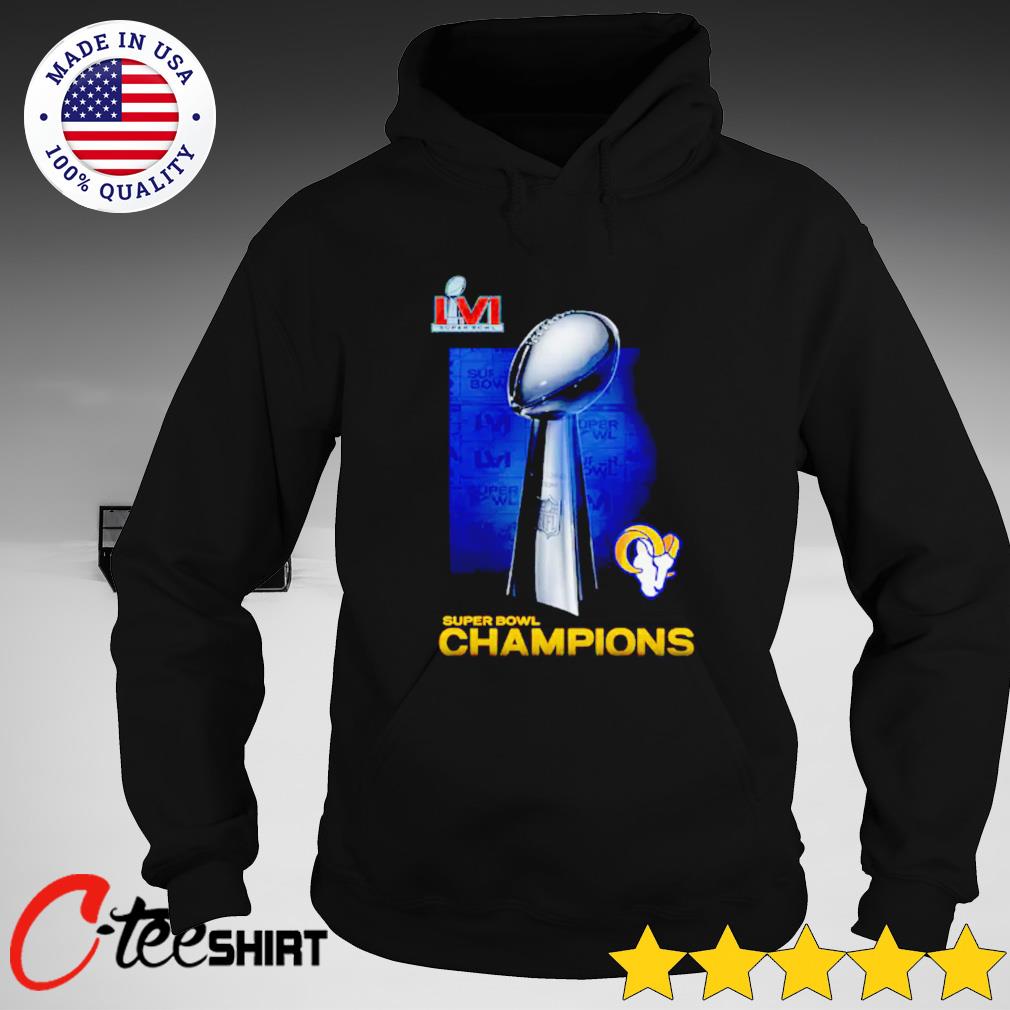 Los Angeles Rams Super Bowl Champions Trophy T-Shirt