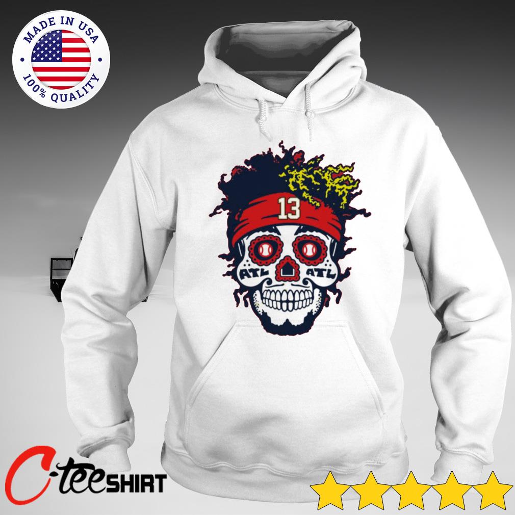 Skull Atlanta Braves For Life Shirt, hoodie, sweater, long sleeve