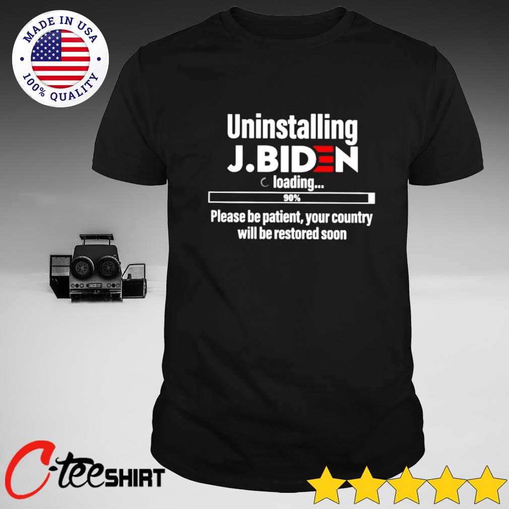 uninstalling 2020 t shirt