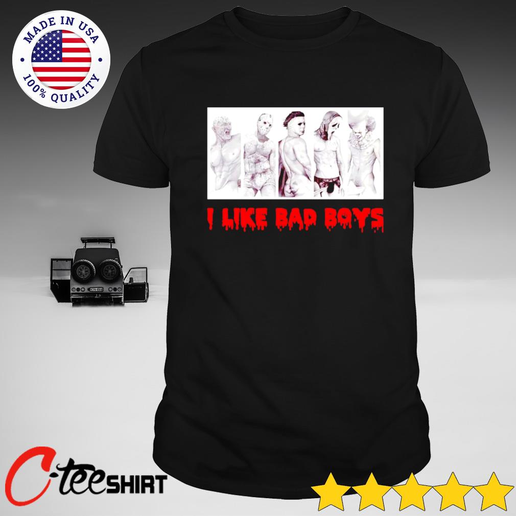 Www Bad Bap Hd - Horror Nude I like bad boys shirt, hoodie, sweater, long sleeve and tank top