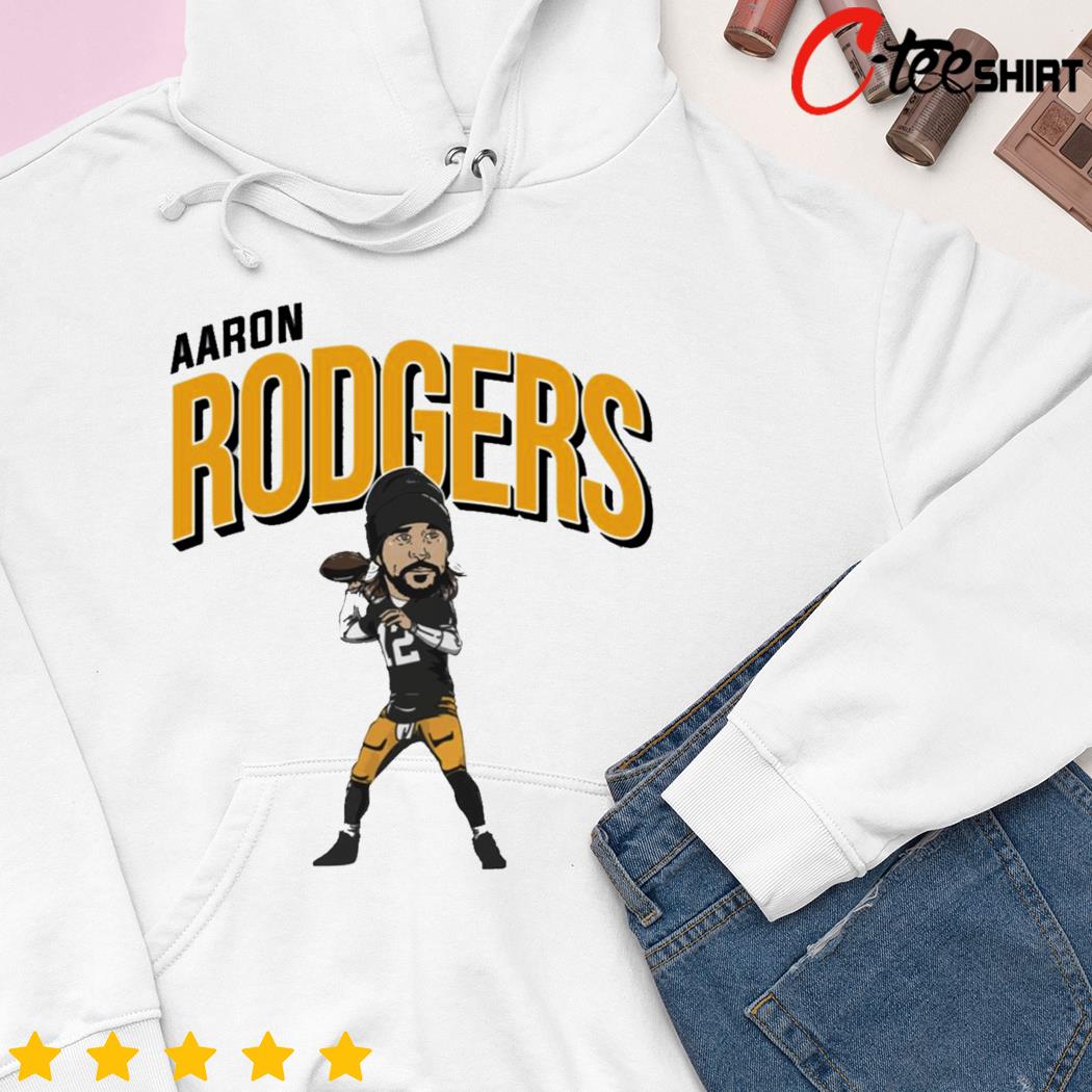 12 Aaron Rodgers Football Caricature shirt, hoodie, sweater, long sleeve  and tank top