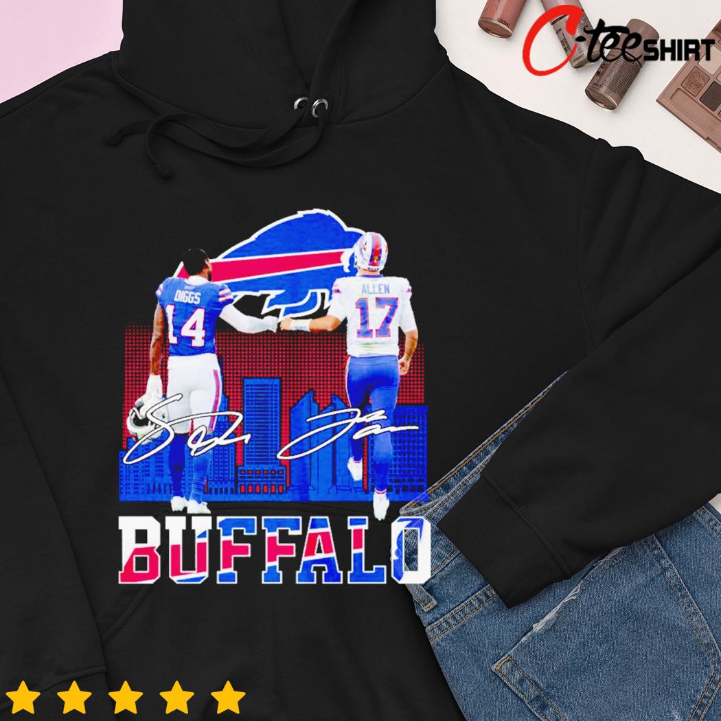 Josh Allen and Stefon Diggs Buffalo Bills signatures Shirt, hoodie,  sweater, long sleeve and tank top