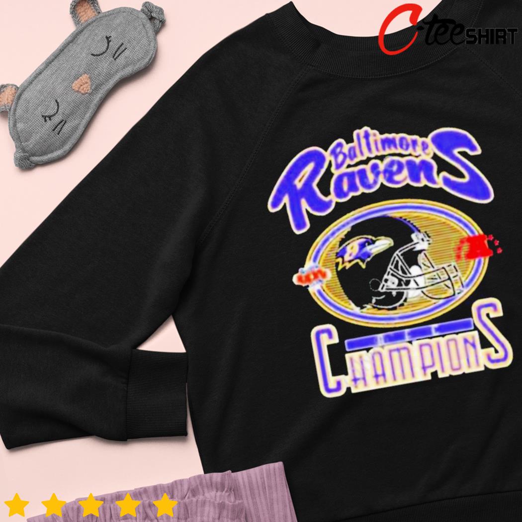 Baltimore Ravens AFC Championship Champions 2022 2023 T-Shirt - Cruel Ball