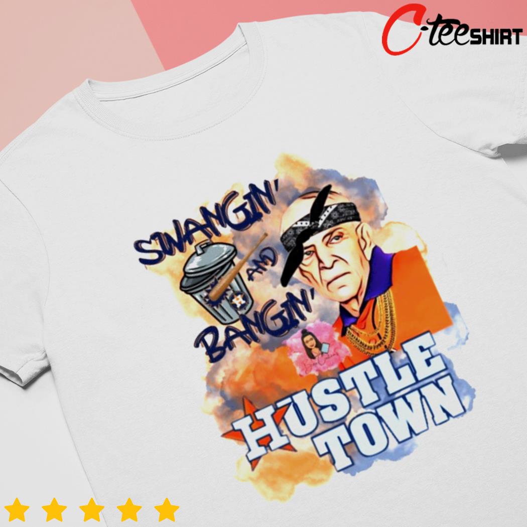 Astros T-Shirt Swangin And Bangin Hustle Town Mattress Mack