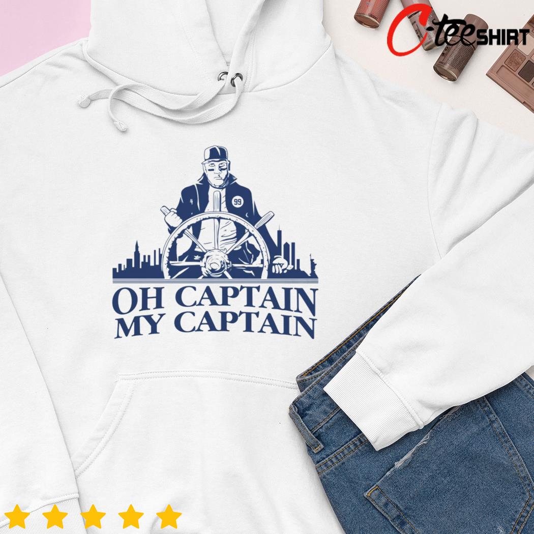 Premium Aaron judge oh captain my captain shirt, hoodie, sweater, long  sleeve and tank top