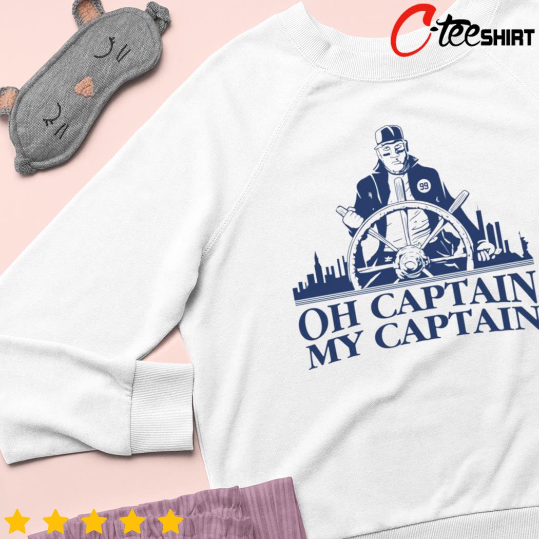 Premium Aaron judge oh captain my captain shirt, hoodie, sweater