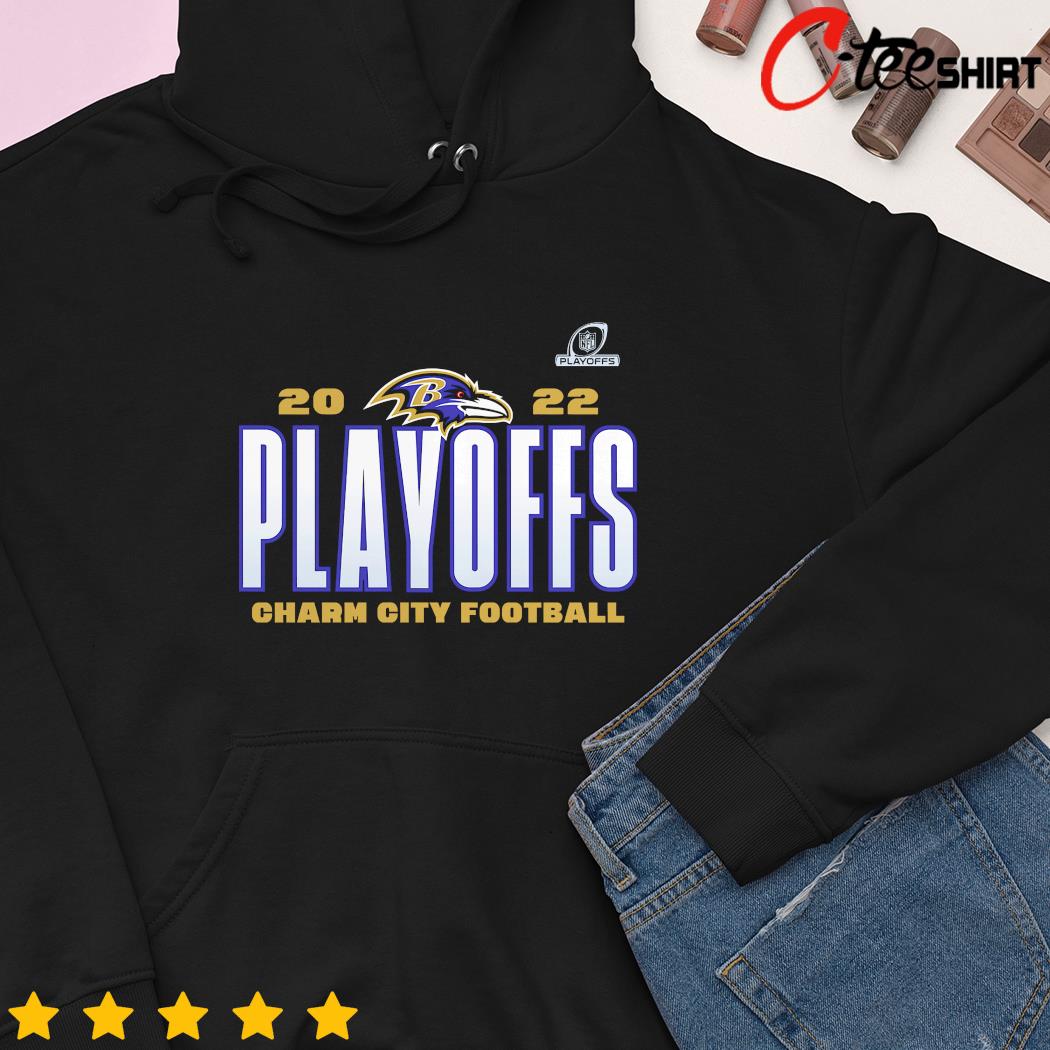 Playoffs 2022 baltimore ravens logo shirt, hoodie, sweater, long sleeve and  tank top