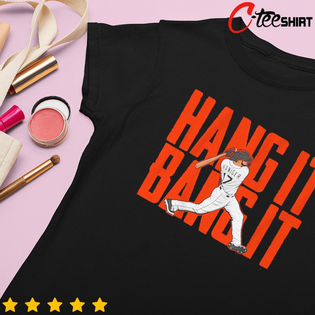 Mitch Haniger hang it bang it San Francisco funny T-shirt, hoodie