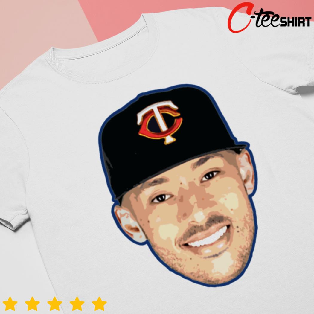 No.1 Carlos Correa Orange Color Baseball Jersey Fan Made S-5XL