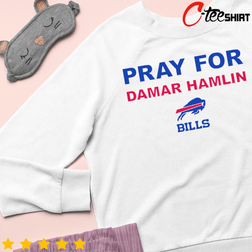 Damar Hamlin pray for damar shirt, hoodie, sweater, long sleeve and tank top