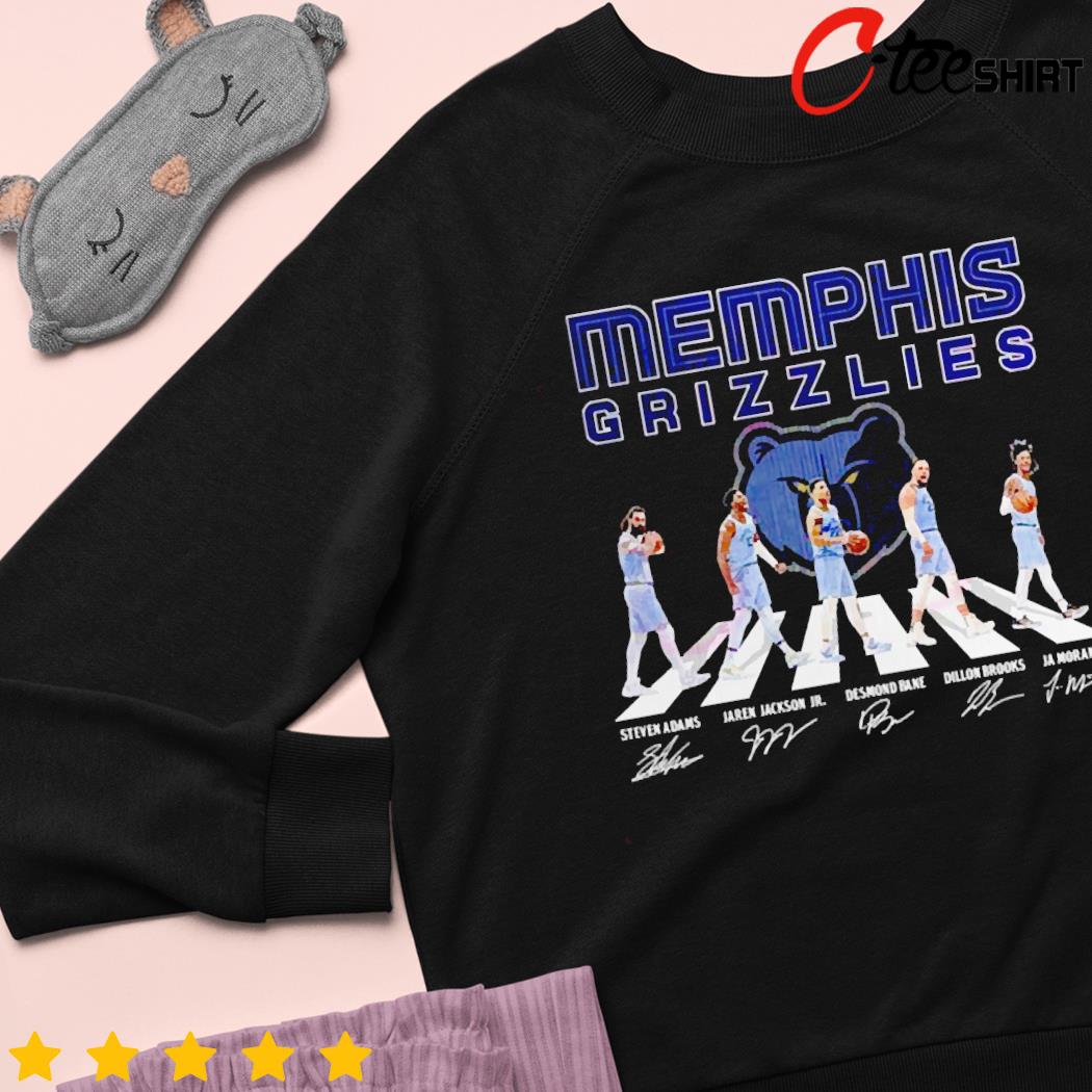 2023 Memphis Grizzlies team abbey road signatures shirt, hoodie, sweater,  long sleeve and tank top