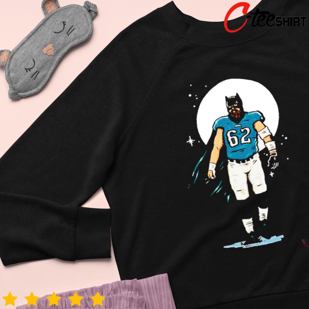 Jason Kelce Batman Under The Moon Philadelphia Eagles Shirt Ladies Tee