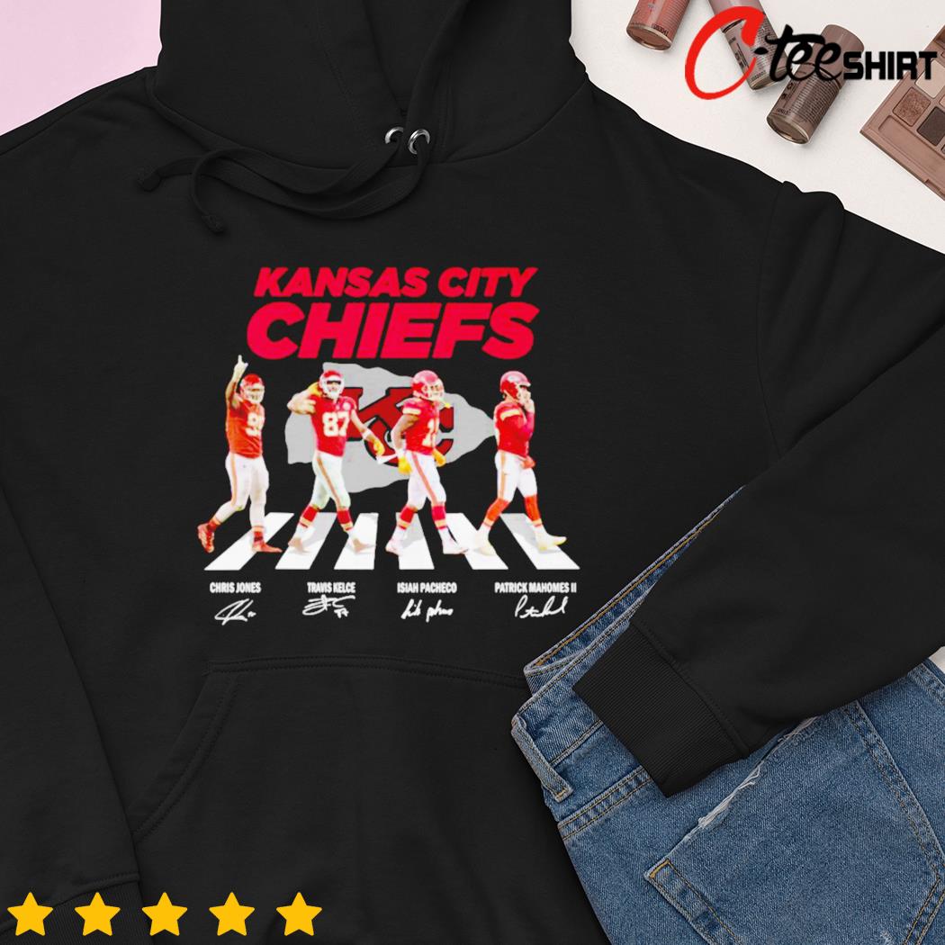 Official Kansas City Chiefs team abbey road signatures shirt, hoodie,  sweater, long sleeve and tank top