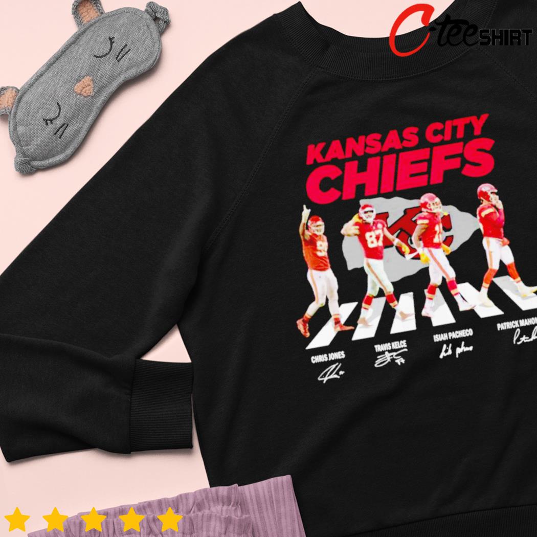 Official Kansas City Chiefs team abbey road signatures shirt, hoodie,  sweater, long sleeve and tank top