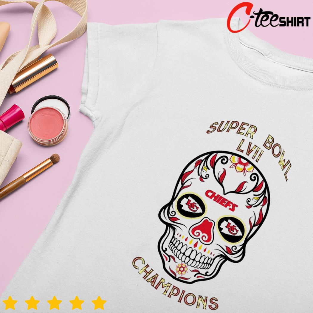 Kansas city Chiefs sugar skull shirt, hoodie, sweater, long sleeve and tank  top