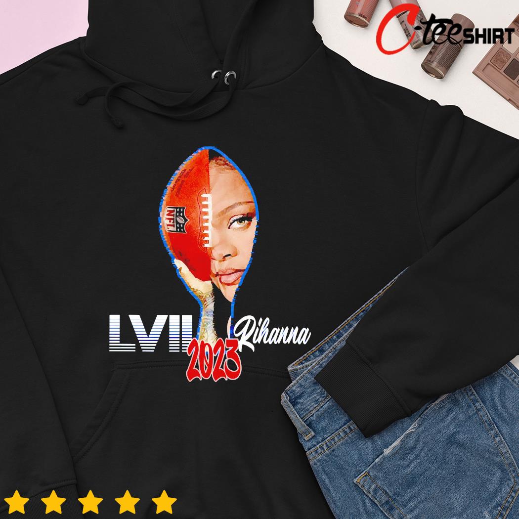 Rihanna Football Super Bowl 2023 American Football T-shirt - Listentee