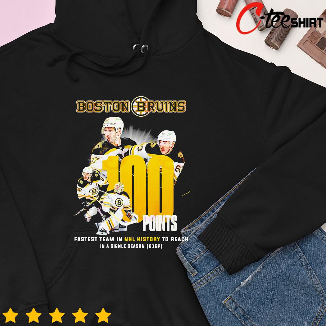 Boston Bruins 100 Points Fastest Team In NHL History To Reach In A