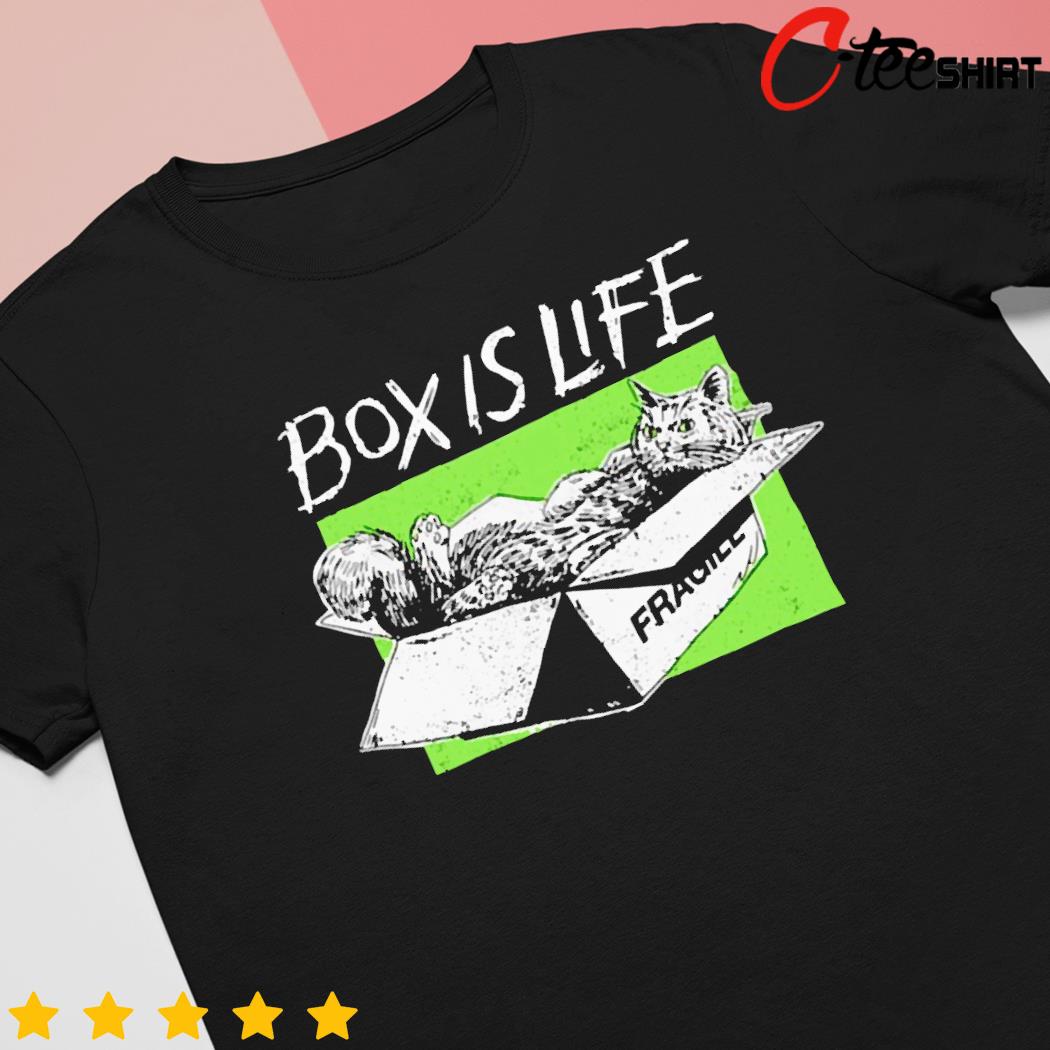 Cat box is life t-shirt