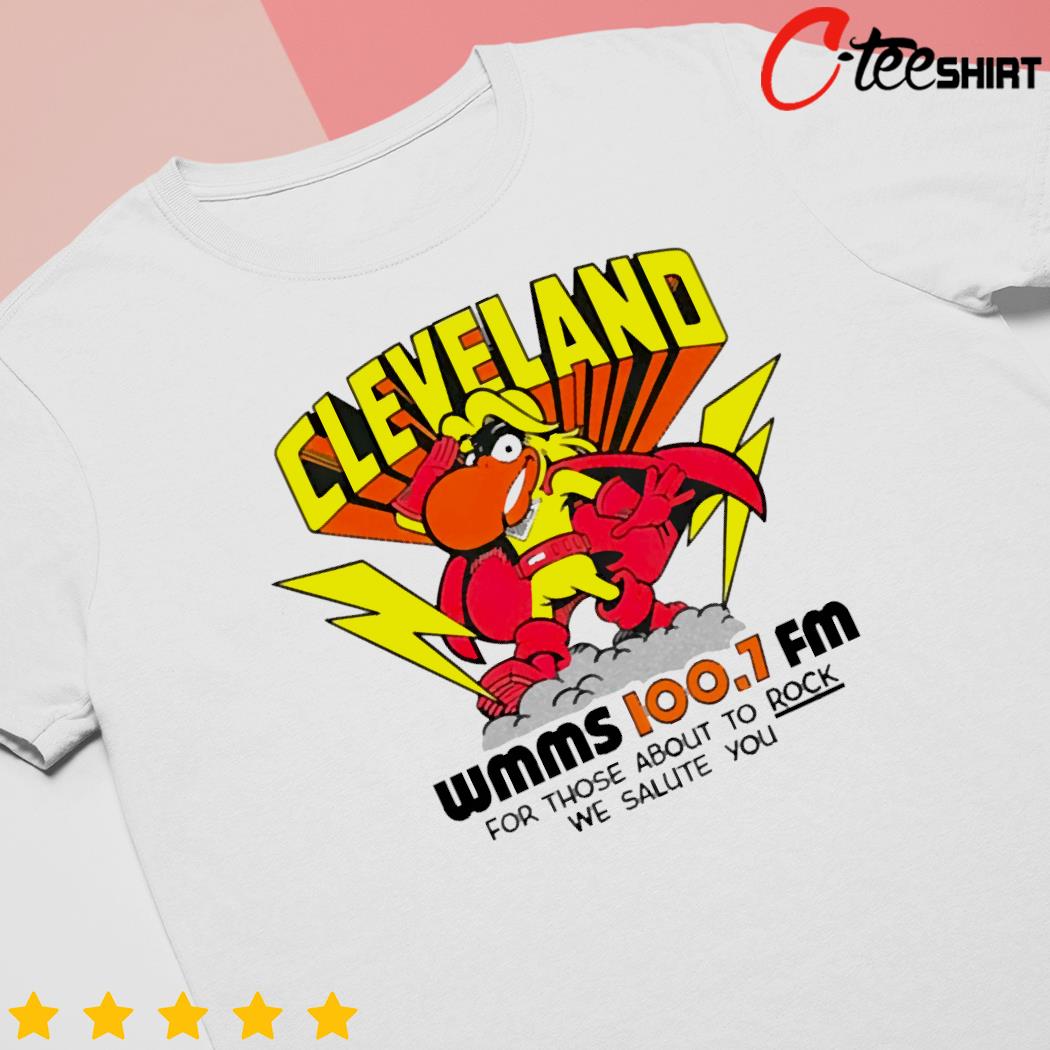 Cleveland Wmms Loo.7 Fm for those about to rock we salute you shirt