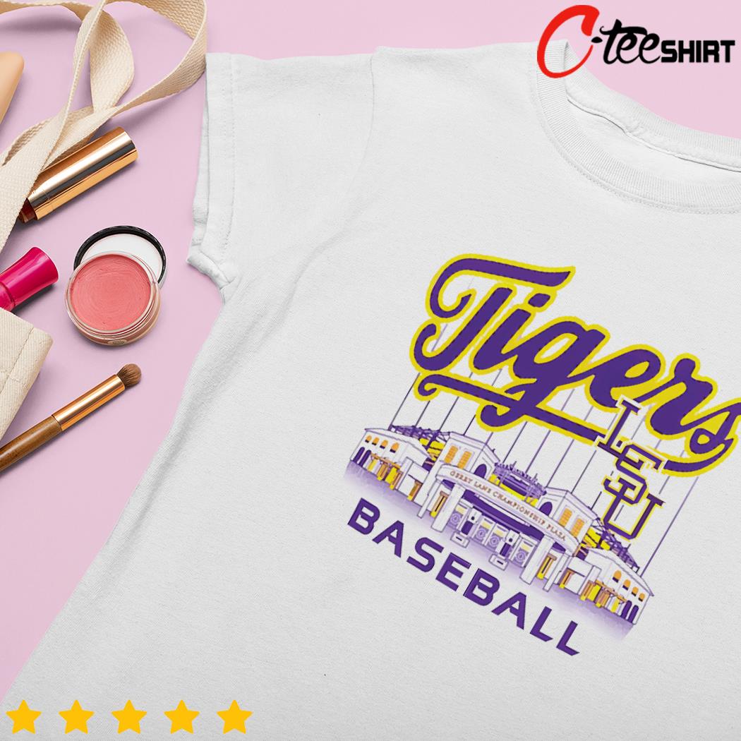 LSU Tigers Alex Box Stadium Baseball T-Shirt - Print your thoughts