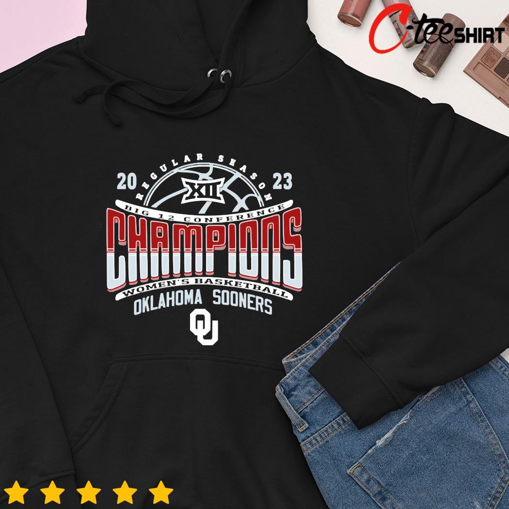 Oklahoma Sooners Crimson 2023 Big 12 Champions hoodie