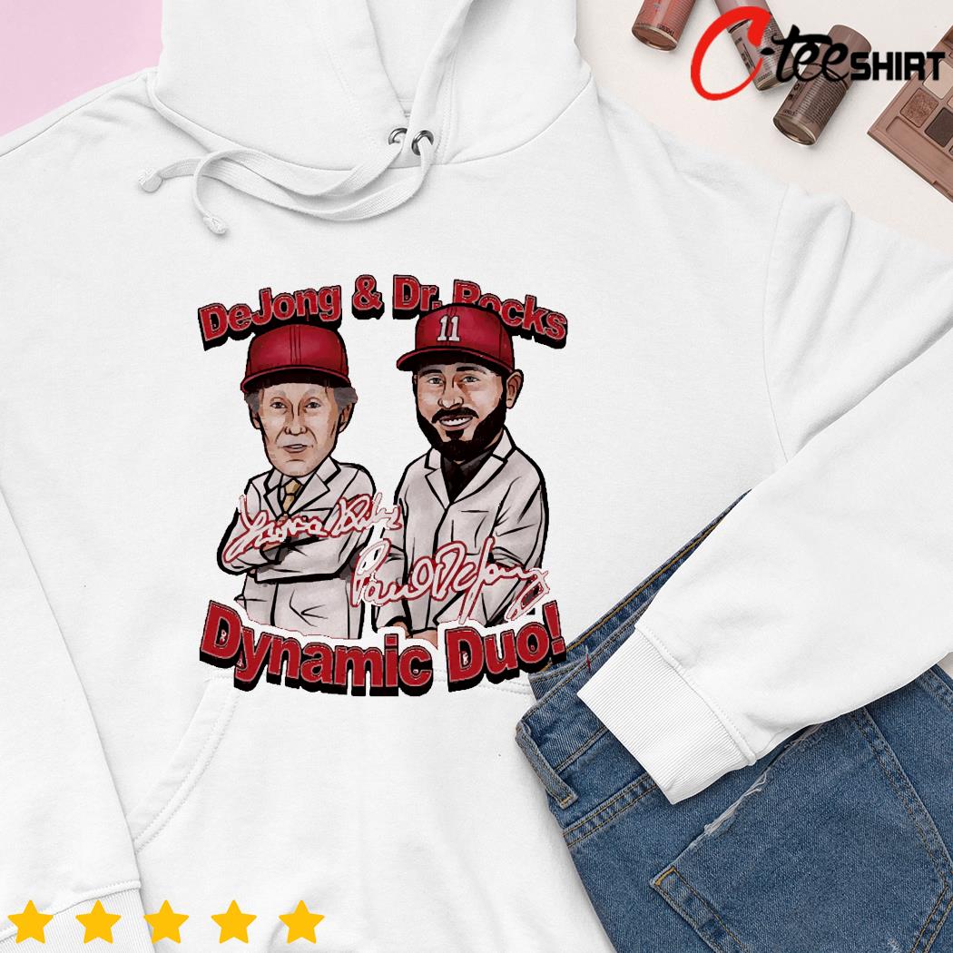 Paul DeJong and Dr. Rocks St. Louis cartoon shirt - Wow Tshirt Store Online