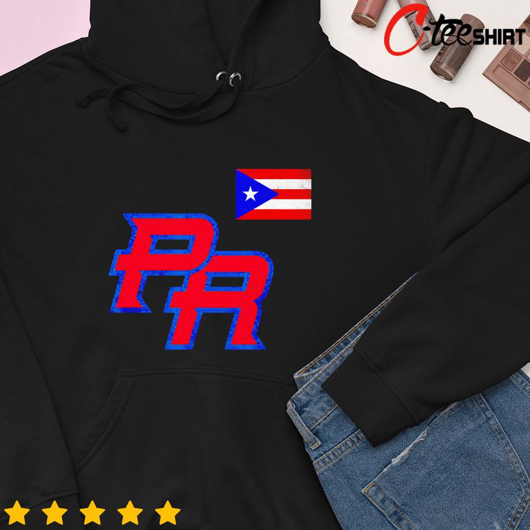Puerto Rico 2023 baseball flag Pride red Boricua hoodie
