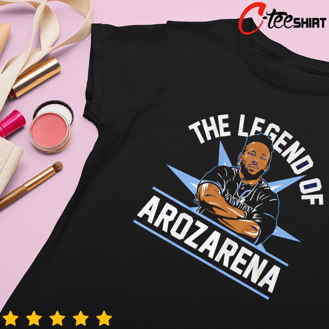 The legend of randy arozarena shirt, hoodie, sweater, long sleeve and tank  top