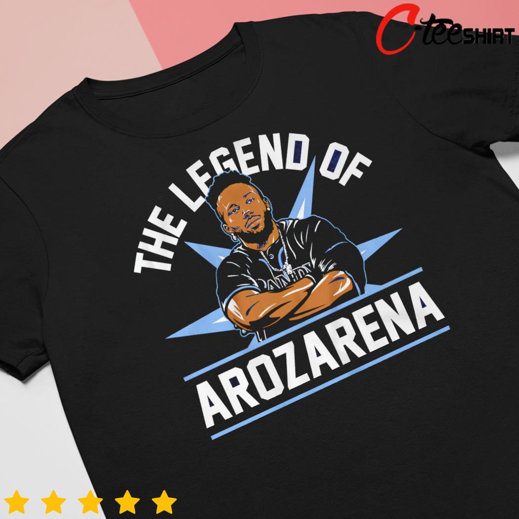 The legend of randy arozarena shirt, hoodie, sweater, long sleeve and tank  top