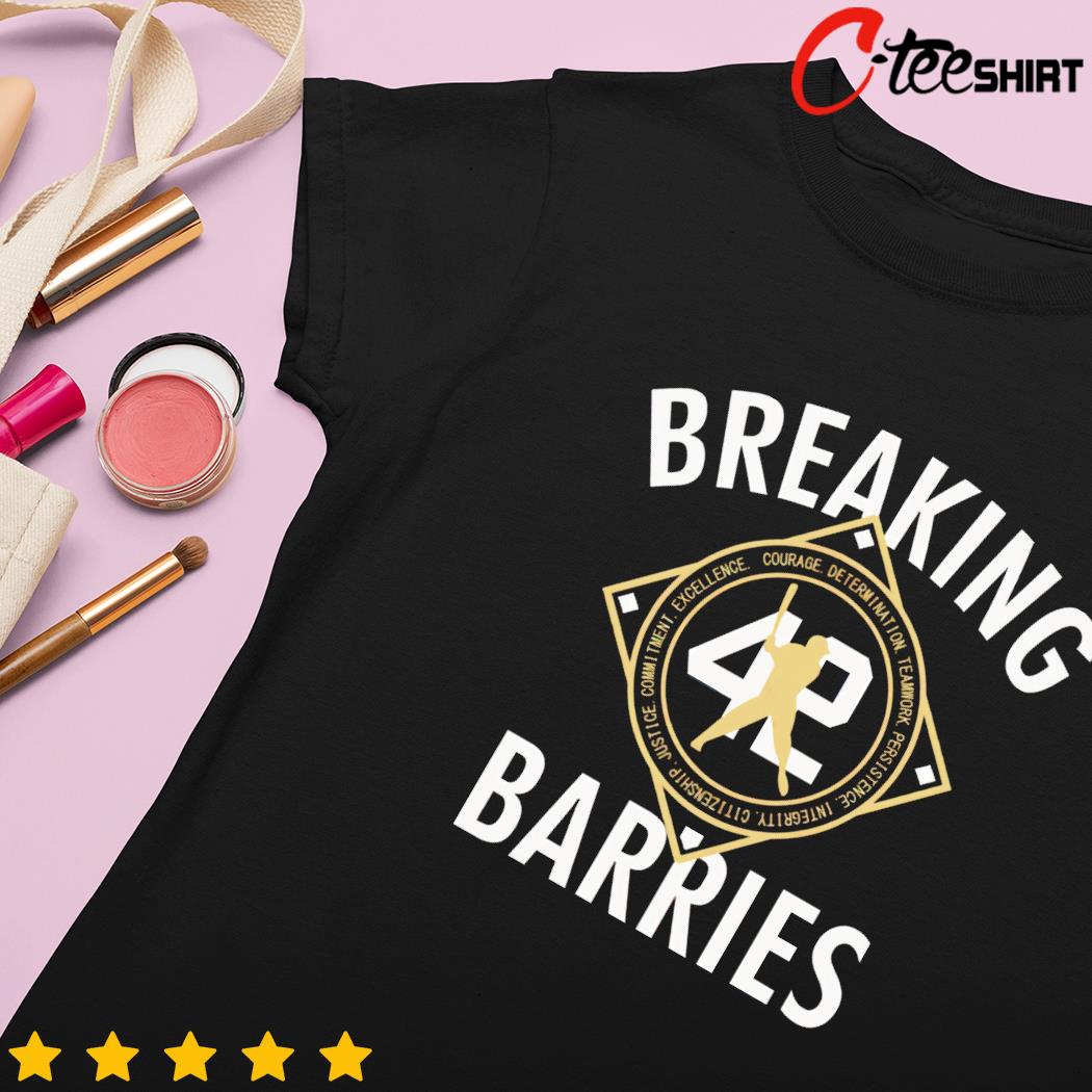 Breaking barriers 42 shirt, hoodie, sweater, long sleeve and tank top