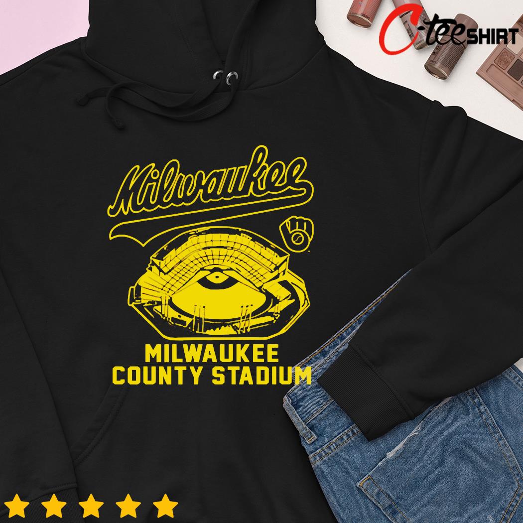 Men's brewers milwaukee county stadium shirt, hoodie, sweater, long sleeve  and tank top