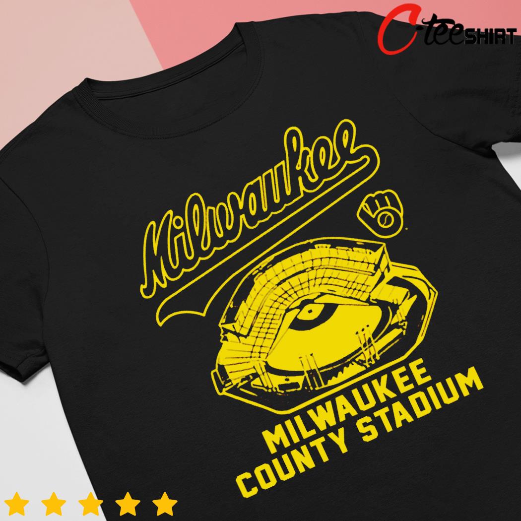 Men's brewers milwaukee county stadium shirt, hoodie, sweater, long sleeve  and tank top