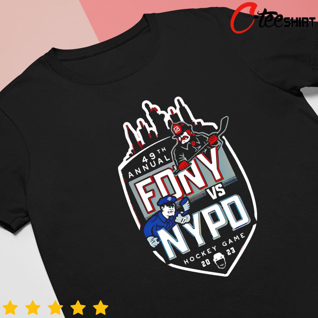 49th annual FDNy vs NYPD heroes hockey game 2023 shirt, hoodie, sweater,  long sleeve and tank top
